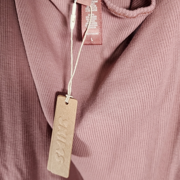 SKIMS COTTON RIB BODYSUIT/ ROSE CLAY/ NWT - Picture 16 of 16